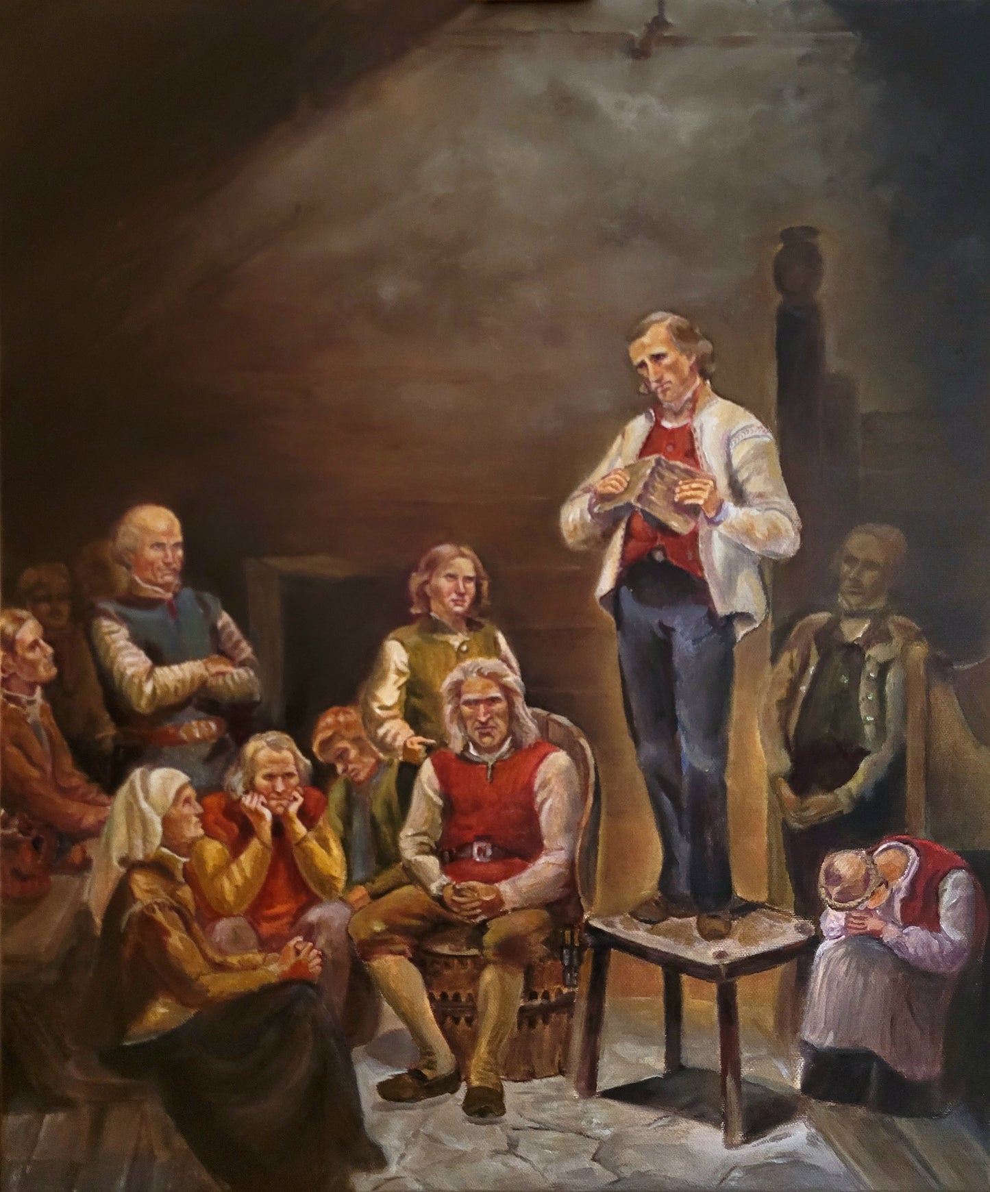 Utsnitt av Tidemans Haugianerne