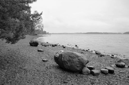 Rullesteinene på Høvikstranden