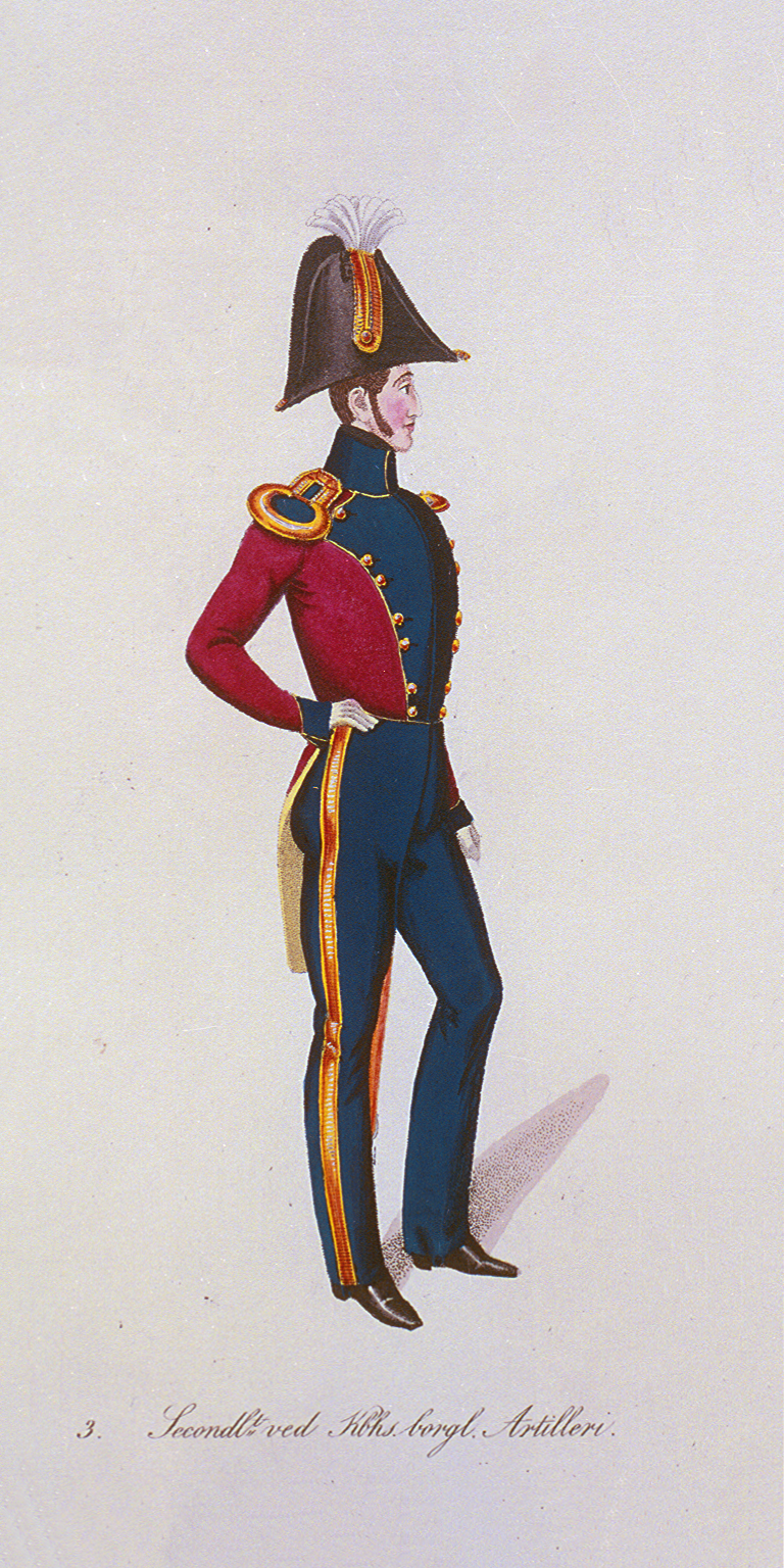 Second Lieutenant ved Københavns borg artilleri