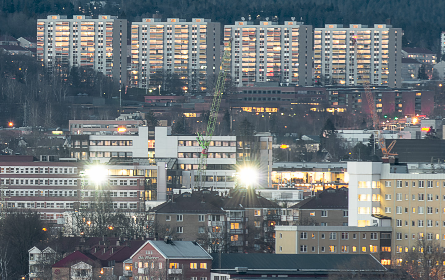 Panoramabilde over Groruddalen fra Ekeberg