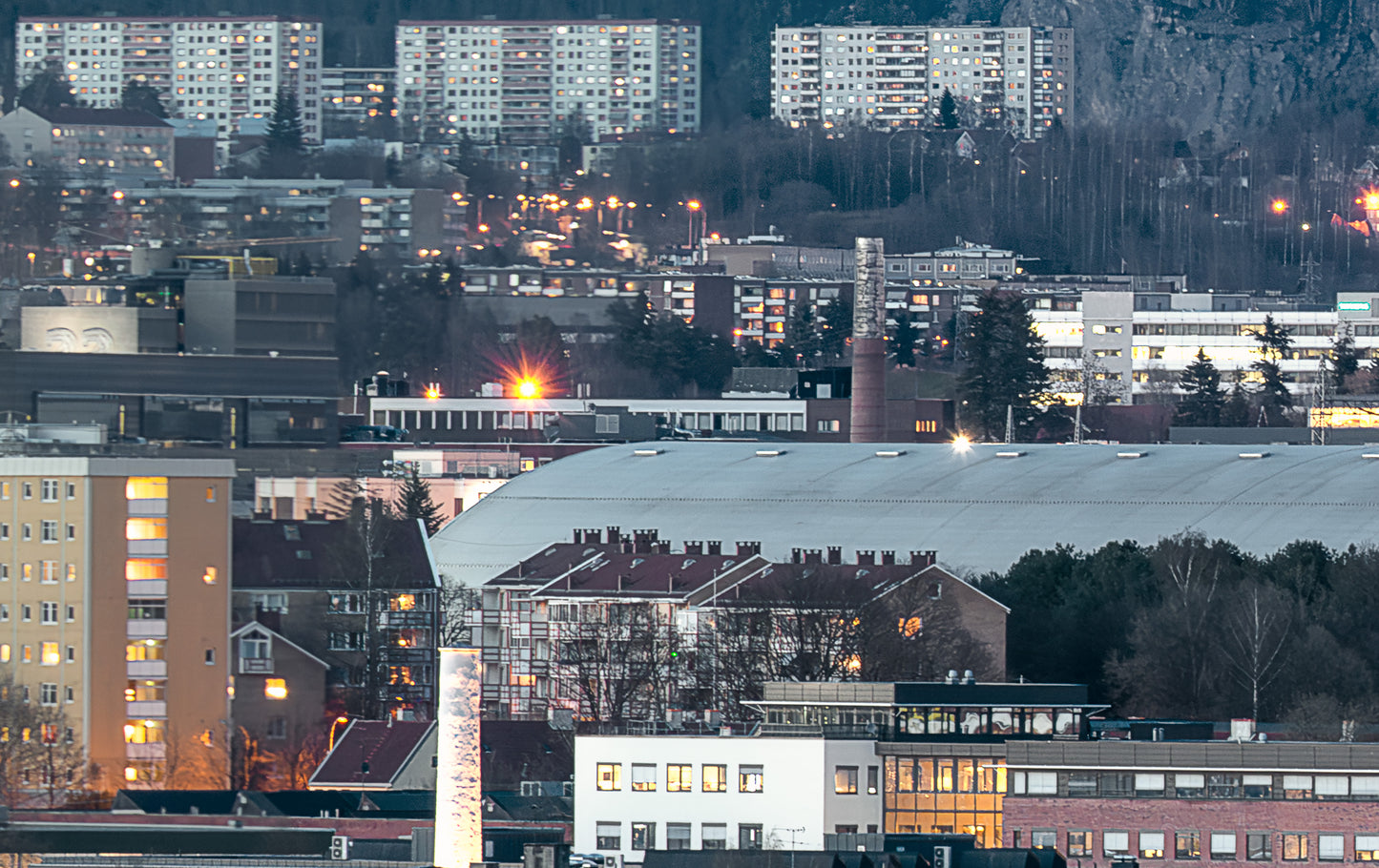 Panoramabilde over Groruddalen fra Ekeberg