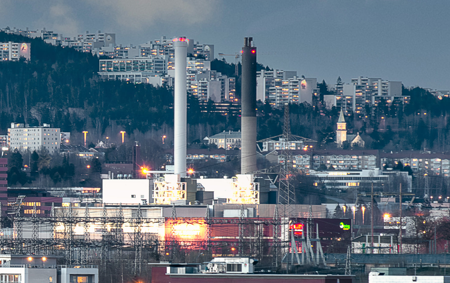 Panoramabilde over Groruddalen fra Ekeberg