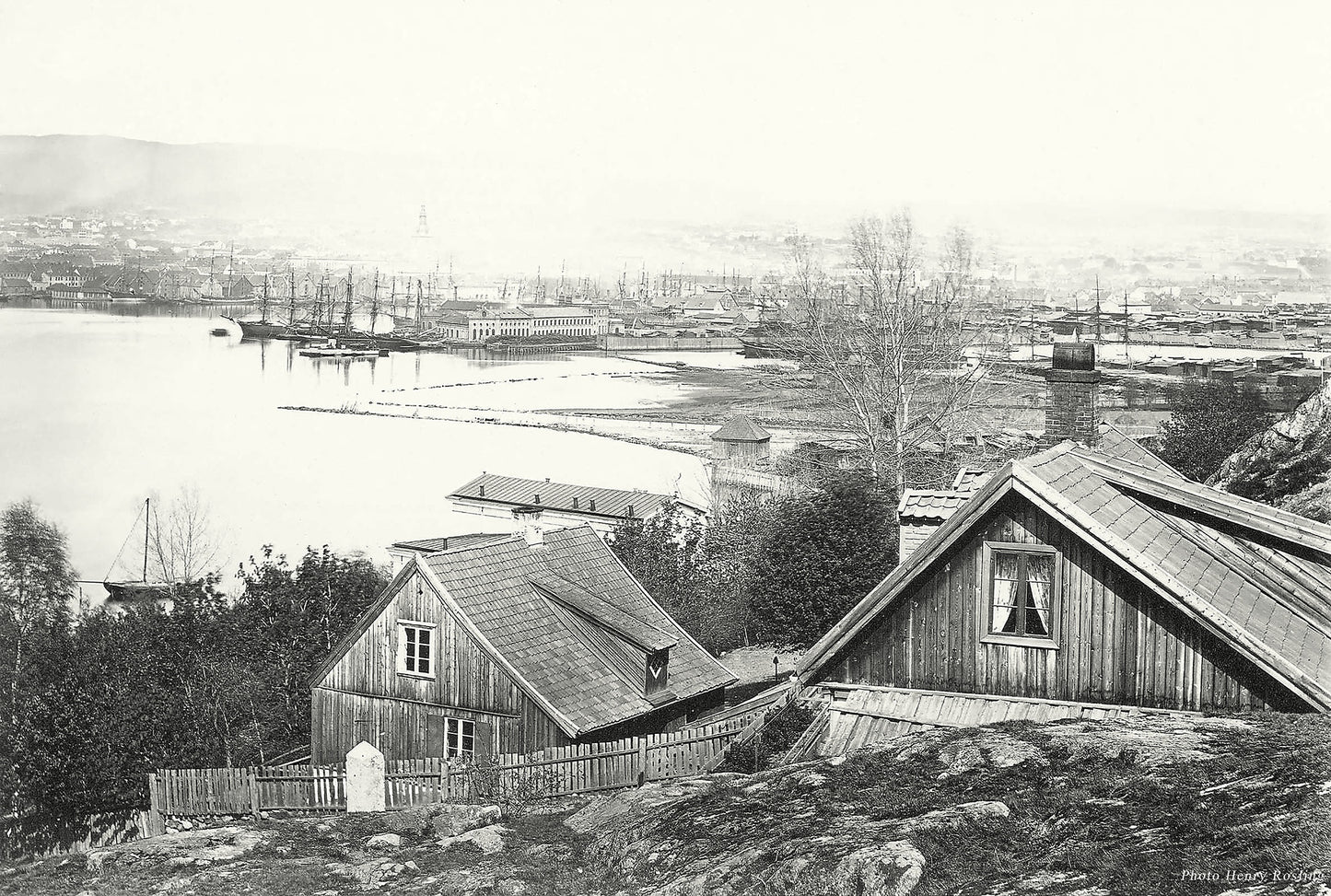 Christiania fra Ekeberg 1864