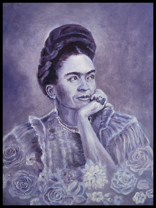 Frida Kahlo i lavendel