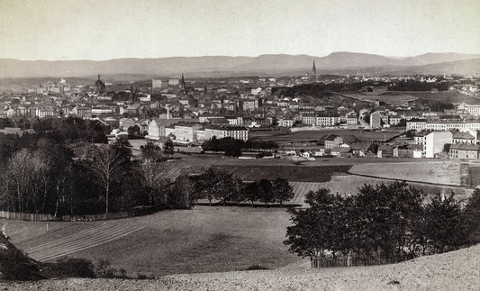 Christiania 1880 fra Kampen 